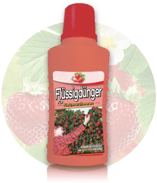 Vloeibare meststof voor klimaardbeien